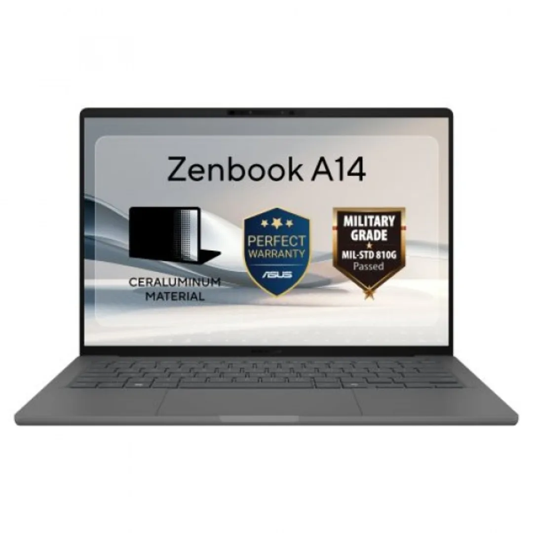Asus Zenbook A14 Slim Laptop - Snapdragon X1 26-100-16GB RAM - 512GB SSD -14"