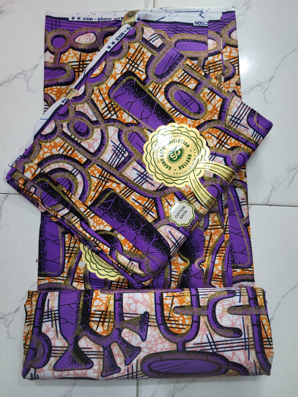 Grandsuper Wax Cotton Satin