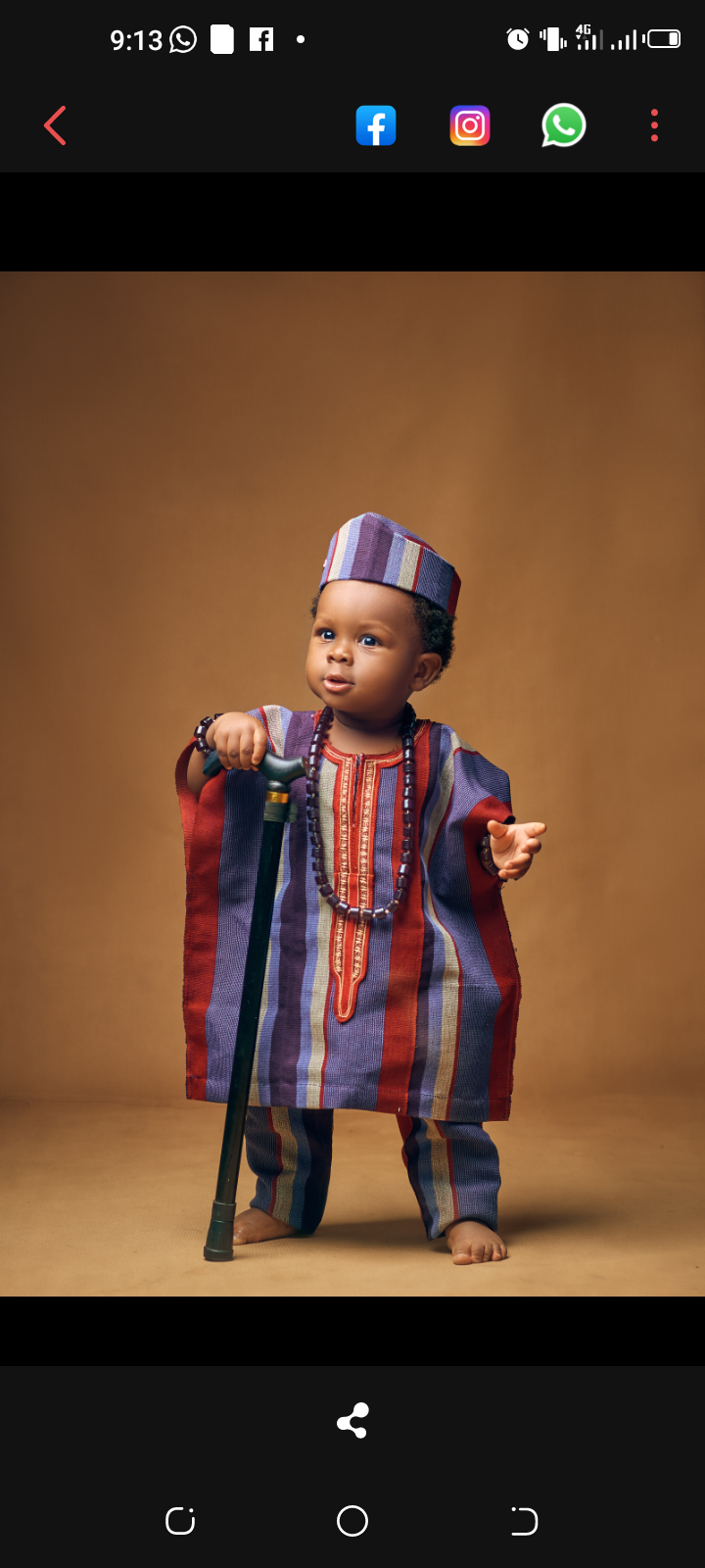 Beautiful baby Danshiki